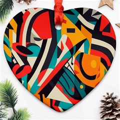 Colorful Abstract Ornament (heart) by Jack14