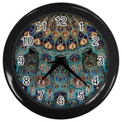 Saint Petersburg  Architecture Wall Clock (black) by Bangk1t