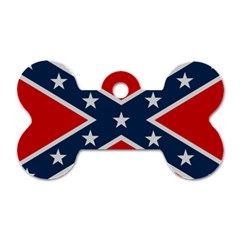 Rebel Flag  Dog Tag Bone (two Sides) by Jen1cherryboot88