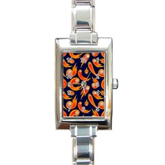 Space Patterns Pattern Rectangle Italian Charm Watch by Amaryn4rt