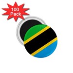 Flag Of Tanzania 1.75  Magnets (100 pack)  Front