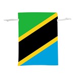 Flag Of Tanzania Lightweight Drawstring Pouch (S) Front