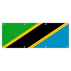 Flag Of Tanzania Banner And Sign 8  X 3  by Amaryn4rt