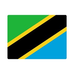 Flag Of Tanzania Premium Plush Fleece Blanket (mini) by Amaryn4rt