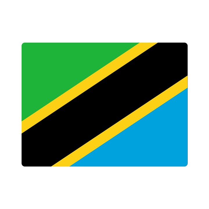 Flag Of Tanzania Premium Plush Fleece Blanket (Mini)