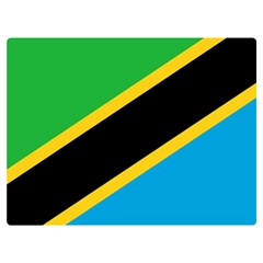 Flag Of Tanzania Premium Plush Fleece Blanket (extra Small) by Amaryn4rt