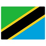 Flag Of Tanzania Premium Plush Fleece Blanket (Extra Small) 40 x30  Blanket Front