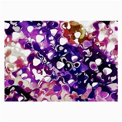 Paint Texture Purple Watercolor Large Glasses Cloth by Simbadda