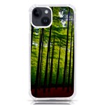 Green Forest Jungle Trees Nature Sunny iPhone 14 TPU UV Print Case Front