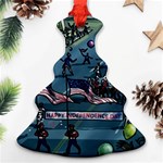 July 4th Parade Independence Day Christmas Tree Ornament (Two Sides) Back