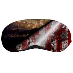 Independence Day Background Abstract Grunge American Flag Sleeping Mask by Ravend