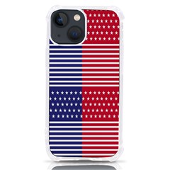 American Flag Patriot Red White Iphone 13 Mini Tpu Uv Print Case by Celenk