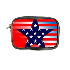 Patriotic American Usa Design Red Coin Purse by Celenk