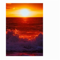 Sea Beach Sunset Sunrise Twilight Large Garden Flag (two Sides) by Vaneshop