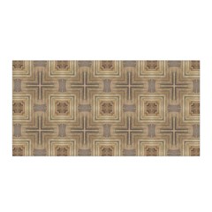 Abstract Wood Design Floor Texture Satin Wrap 35  X 70  by Celenk