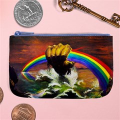 Rainbow Color Large Coin Purse by uniart180623