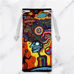 Hippie Rainbow Psychedelic Colorful Jewelry Bag Front