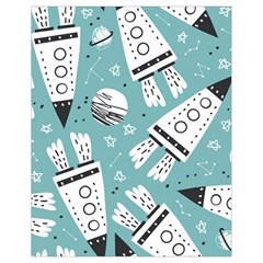 Cute-seamless-pattern-with-rocket-planets-stars Drawstring Bag (small) by uniart180623