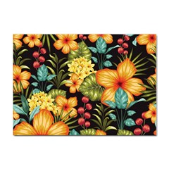 Fabulous-colorful-floral-seamless Sticker A4 (100 Pack) by uniart180623