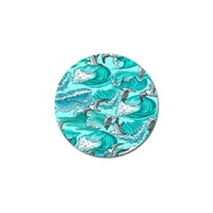 Sea-waves-seamless-pattern Golf Ball Marker (10 Pack) by uniart180623