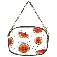 Seamless-background-pattern-with-watermelon-slices Chain Purse (one Side) by uniart180623