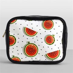 Seamless-background-pattern-with-watermelon-slices Mini Toiletries Bag (one Side) by uniart180623