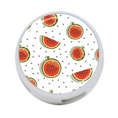 Seamless-background-pattern-with-watermelon-slices 4-port Usb Hub (two Sides) by uniart180623