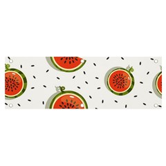 Seamless-background-pattern-with-watermelon-slices Banner And Sign 6  X 2  by uniart180623