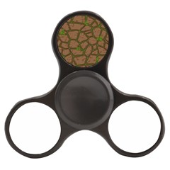 Cartoon-brown-stone-grass-seamless-background-texture-pattern Finger Spinner by uniart180623