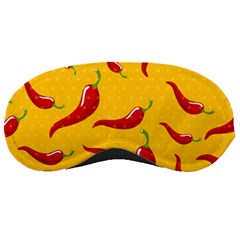 Chili-vegetable-pattern-background Sleeping Mask by uniart180623