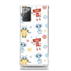 Cute-cartoon-robots-seamless-pattern Samsung Galaxy Note 20 Tpu Uv Case by uniart180623