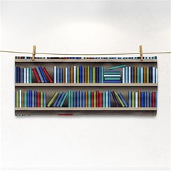 Bookshelf Hand Towel by uniart180623