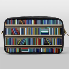 Bookshelf Toiletries Bag (one Side) by uniart180623