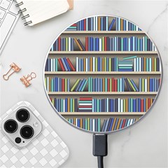 Bookshelf Wireless Fast Charger(white) by uniart180623