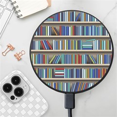 Bookshelf Wireless Fast Charger(black) by uniart180623