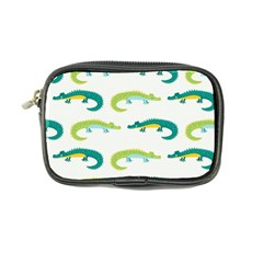 Cute-cartoon-alligator-kids-seamless-pattern-with-green-nahd-drawn-crocodiles Coin Purse by uniart180623