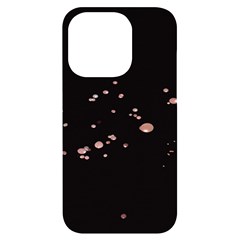 Abstract Rose Gold Glitter Background Iphone 14 Pro Black Uv Print Case by artworkshop