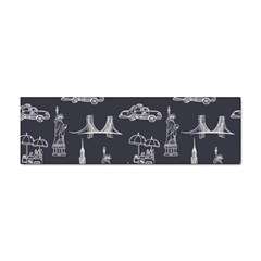 New York City Nyc Pattern Sticker (bumper) by uniart180623