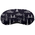 New York City Nyc Pattern Sleeping Mask Front