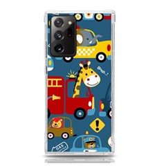 Seamless-pattern-vehicles-cartoon-with-funny-drivers Samsung Galaxy Note 20 Ultra Tpu Uv Case by uniart180623