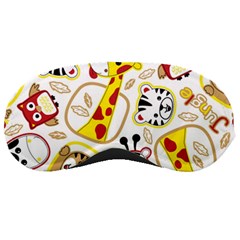 Vector-seamless-pattern-nice-animals-cartoon Sleeping Mask by uniart180623