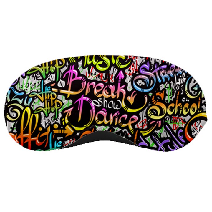 Graffiti-word-seamless-pattern Sleeping Mask