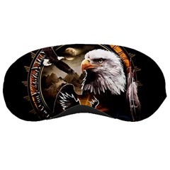 Eagle Dreamcatcher Art Bird Native American Sleeping Mask by uniart180623