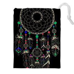 Dreamcatcher Magic Magical Drawstring Pouch (4xl) by uniart180623