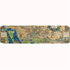 Vintatge Map Of Washington Dc Large Bar Mat by uniart180623