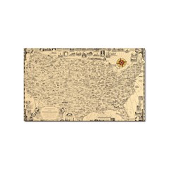 1940 Vintage Map Of The Usa Sticker Rectangular (100 Pack) by uniart180623