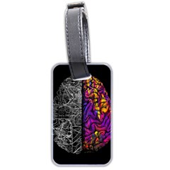 Ambiguity Tobe Brain Duality Mind Minimal Thinking Luggage Tag (two Sides) by uniart180623