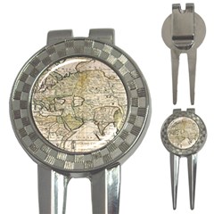 Tartaria Tartaria Empire Map Vintage World 3-in-1 Golf Divots by uniart180623