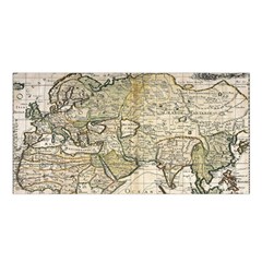 Tartaria Tartaria Empire Map Vintage World Satin Shawl 45  X 80  by uniart180623