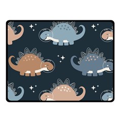 Dino Art Pattern Design Wallpaper Background Fleece Blanket (small) by uniart180623